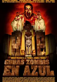 Plakat filmu Curas zombis en Azul