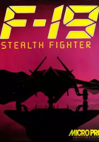 Plakat gry F-19 Stealth Fighter