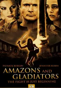 Plakat filmu Amazonki i gladiatorzy