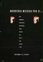 plakat filmu Morderca mieszka pod 21