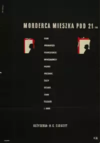 Plakat filmu Morderca mieszka pod 21