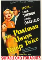 plakat filmu Listonosz zawsze dzwoni dwa razy