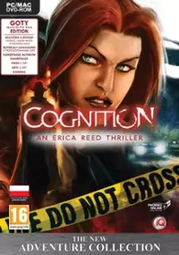 Plakat gry Cognition: An Erica Reed Thriller