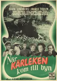 Plakat filmu När kärleken kom till byn