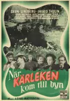 plakat filmu När kärleken kom till byn