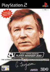 Plakat gry Alex Ferguson&#39;s Player Manager 2001