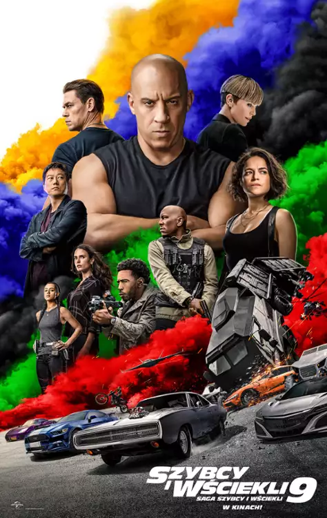 plakat filmu Szybcy i wściekli 9