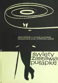 Plakat filmu Święty zastawia pułapkę