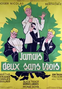 Plakat filmu Jamais deux sans trois