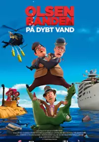 Plakat filmu Gang Olsena na pełnym morzu