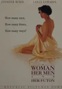 Plakat filmu Kobieta, mężczyźni i jej materac