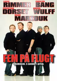 Plakat filmu Fem p&aring; flugt