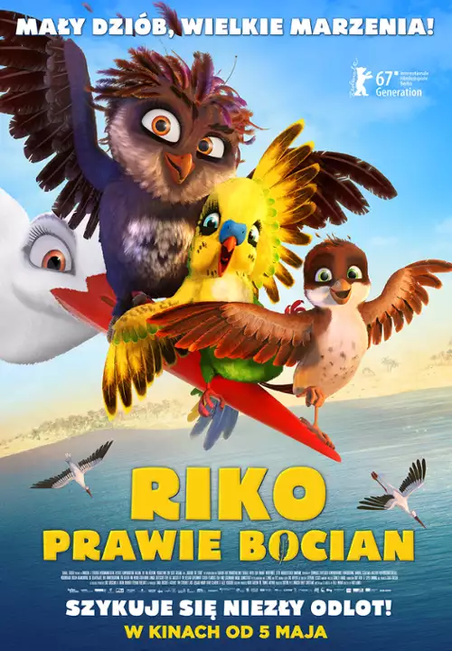 plakat filmu Riko prawie bocian