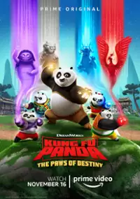 Plakat serialu Kung Fu Panda: Łapy przeznaczenia