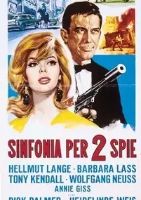 Plakat filmu Serenada dla dwóch szpiegów