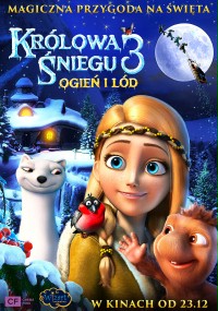 plakat filmu Królowa Śniegu 3: Ogień i lód