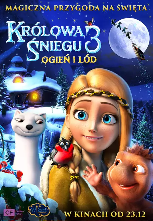 plakat filmu Królowa Śniegu 3: Ogień i lód