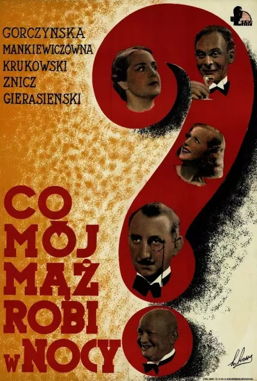plakat filmu Co mój mąż robi w nocy?
