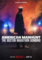 plakat filmu Amerykańska obława: Sprawa zamachowców z Maratonu Bostońskiego