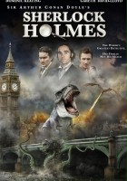 plakat filmu Sherlock Holmes i dinozaury