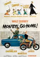 plakat filmu Monkeys, Go Home!