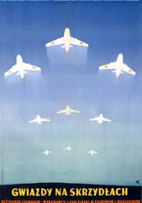 Plakat filmu Gwiazdy na skrzydłach