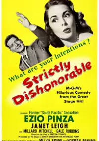 Plakat filmu Strictly Dishonorable