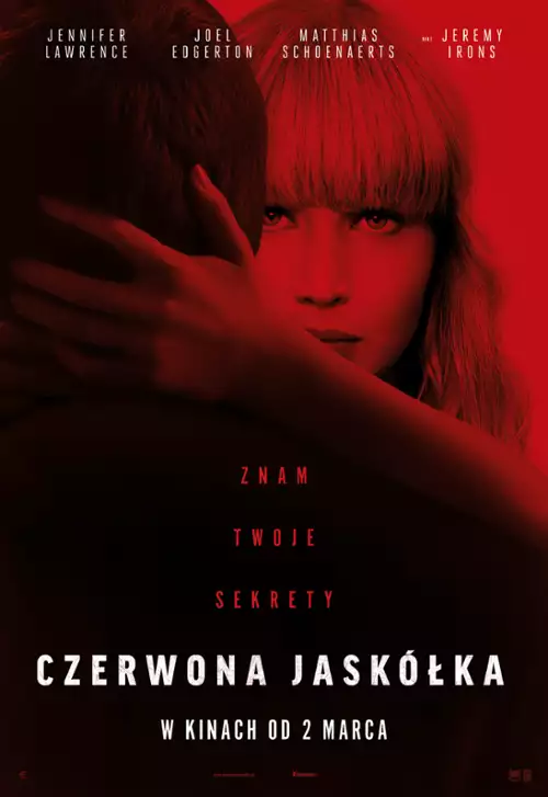 plakat filmu Czerwona jaskółka