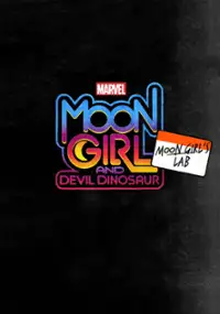 Plakat serialu Laboratorium Moon Girl