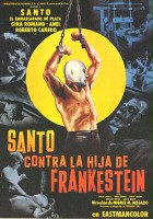 plakat filmu Santo vs. la hija de Frankestein