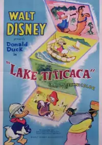 Plakat filmu Kaczor Donald nad jeziorem Titicaca