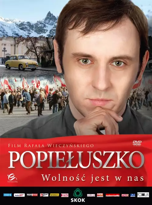 plakat filmu Popiełuszko. Wolność jest w nas