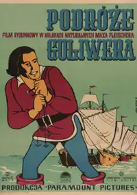 Plakat filmu Podr&oacute;że Guliwera