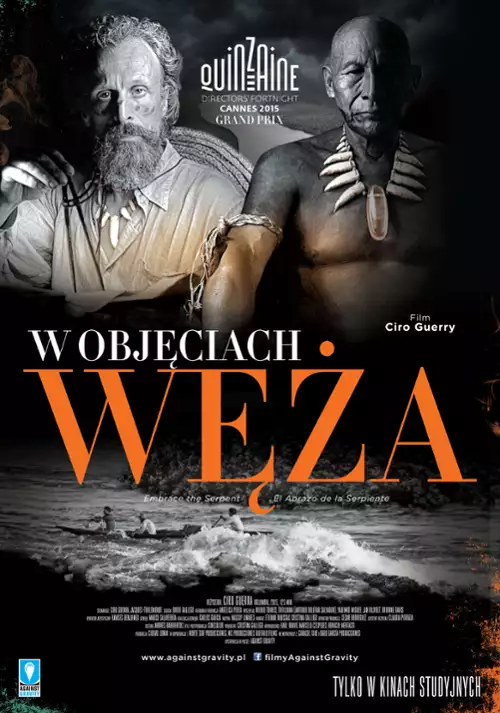 plakat filmu W objęciach węża