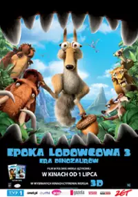 Plakat filmu Epoka lodowcowa 3: Era dinozaur&oacute;w