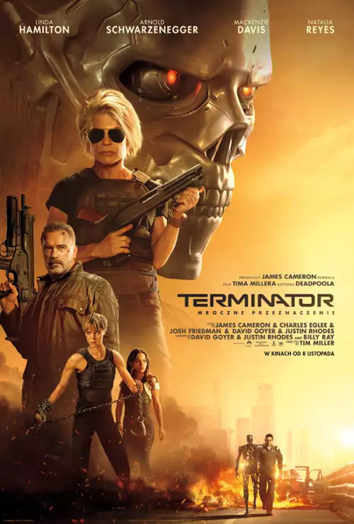 plakat filmu Terminator: Mroczne przeznaczenie