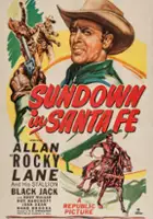 plakat filmu Sundown in Santa Fe