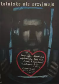 Plakat filmu Lotnisko nie przyjmuje