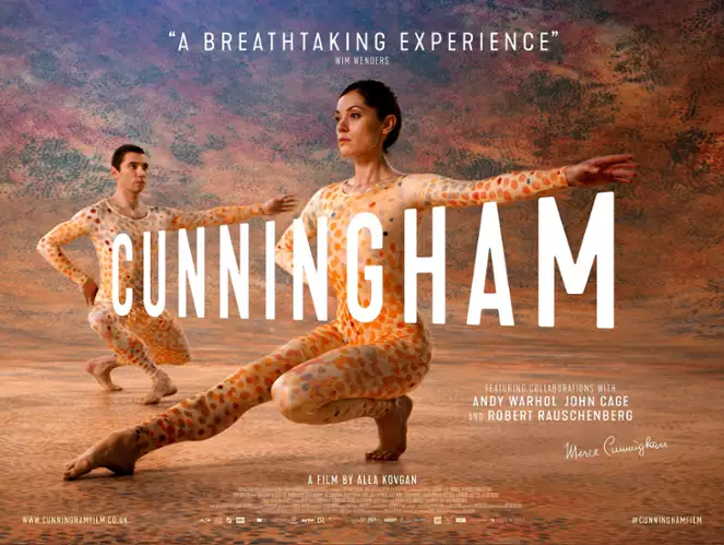 plakat filmu Cunningham. Choreograf współczesności