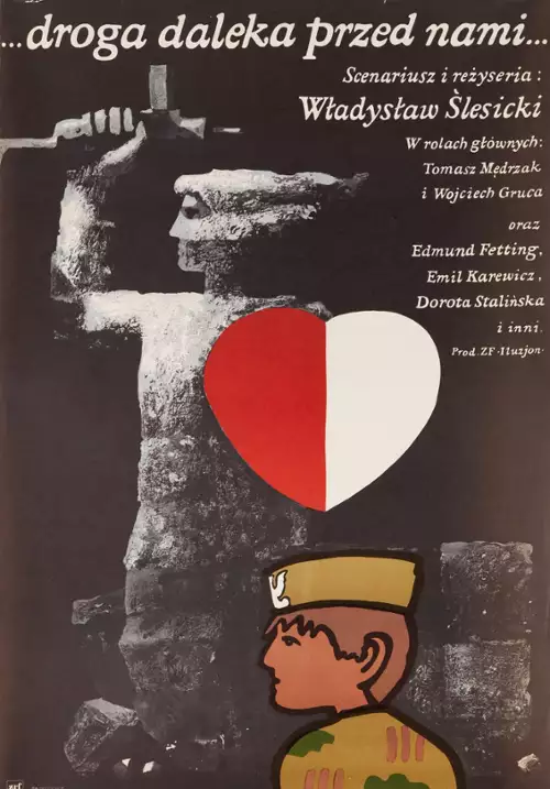 plakat filmu ...Droga daleka przed nami...