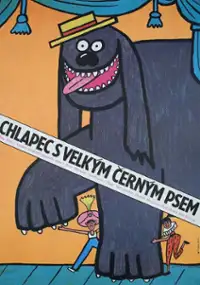 Plakat filmu Der Junge mit dem großen schwarzen Hund