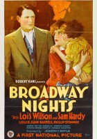 plakat filmu Noce Broadwayu