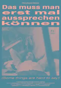 Plakat filmu Niektóre rzeczy trudno wyrazić słowami