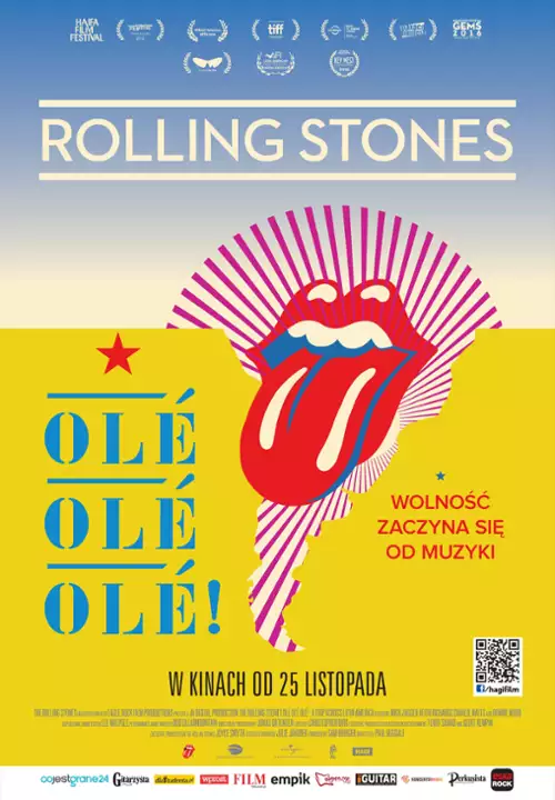 plakat filmu The Rolling Stones Olé Olé Olé!