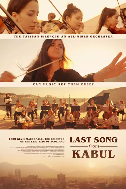 plakat filmu Ostatnia pieśń z Kabulu