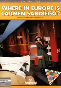 Plakat gry Where in Europe Is Carmen Sandiego?