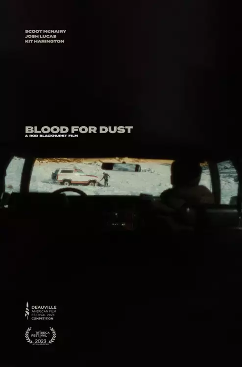plakat filmu Krew w piach