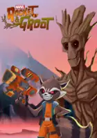 plakat serialu Rocket and Groot