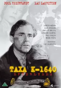 Plakat filmu Taxa K 1640 efterlyses