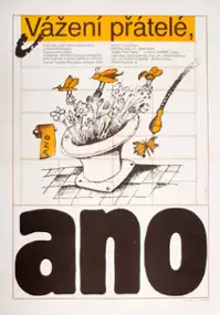 Plakat filmu Drodzy przyjaciele, tak!